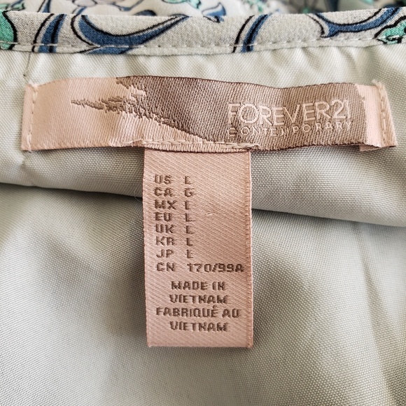 Forever 21 Blue/White Dress - Picture 5 of 5